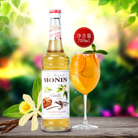 monin莫林接骨木花風味糖漿/果露700ml 調咖啡雞尾酒