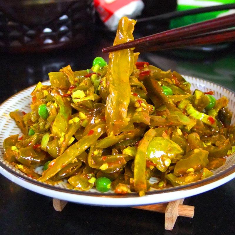 安徽特产农家手工自制酱莴笋下饭菜小菜咸菜酱菜泡菜腌莴笋