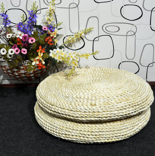 坐垫 天然玉米皮编坐垫瑜伽垫 榻榻米垫 打坐垫 纯手工艺蒲团 茶座拜