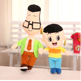 包邮大头儿子小头爸爸父亲毛绒玩具大号公仔娃娃玩偶儿童生日礼物