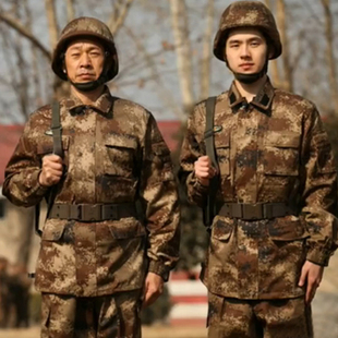 军装 特种兵加厚冬季作训服户外耐磨工作服 正品荒漠迷彩服套装男军装