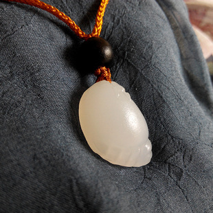 天然白玉佛脚足水晶宝石阿富汗新疆昆仑民族风饰品流行礼物礼品