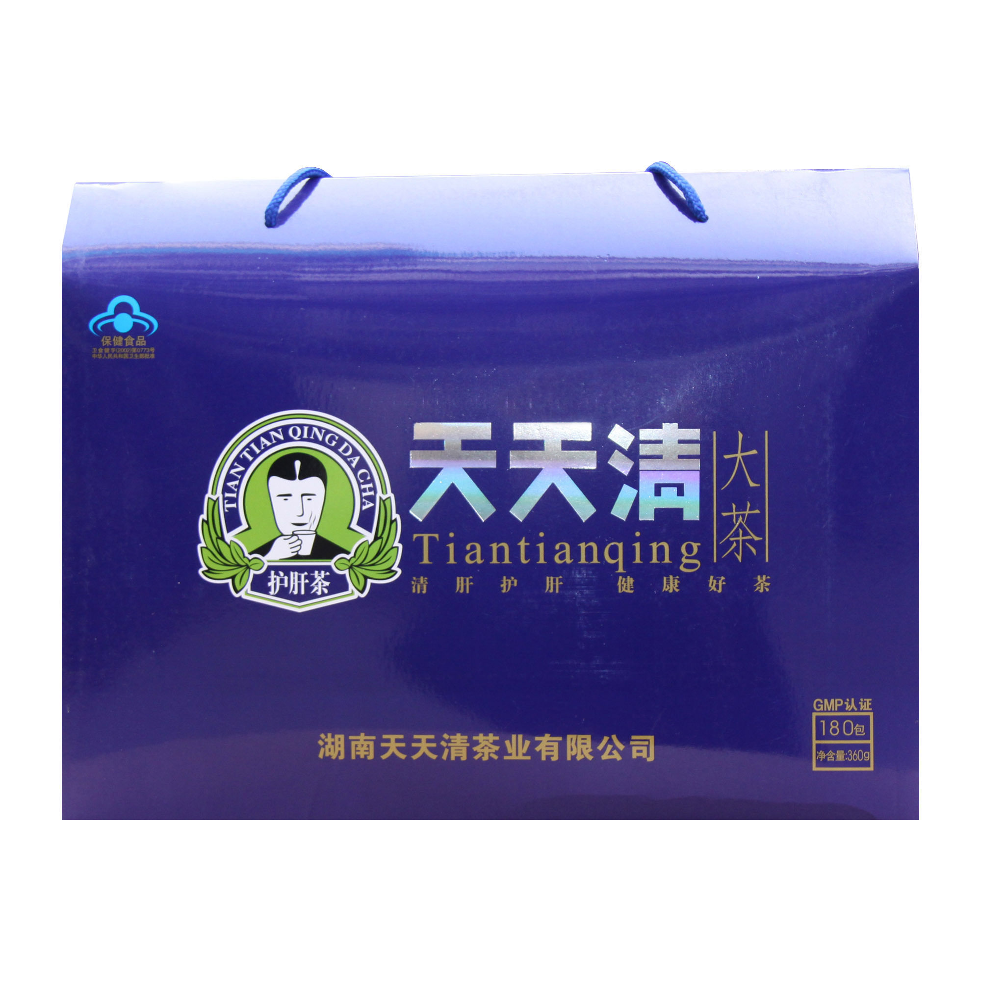 天天清牌天天清大茶 2g/袋*180袋 护肝茶 养生茶饮礼盒装